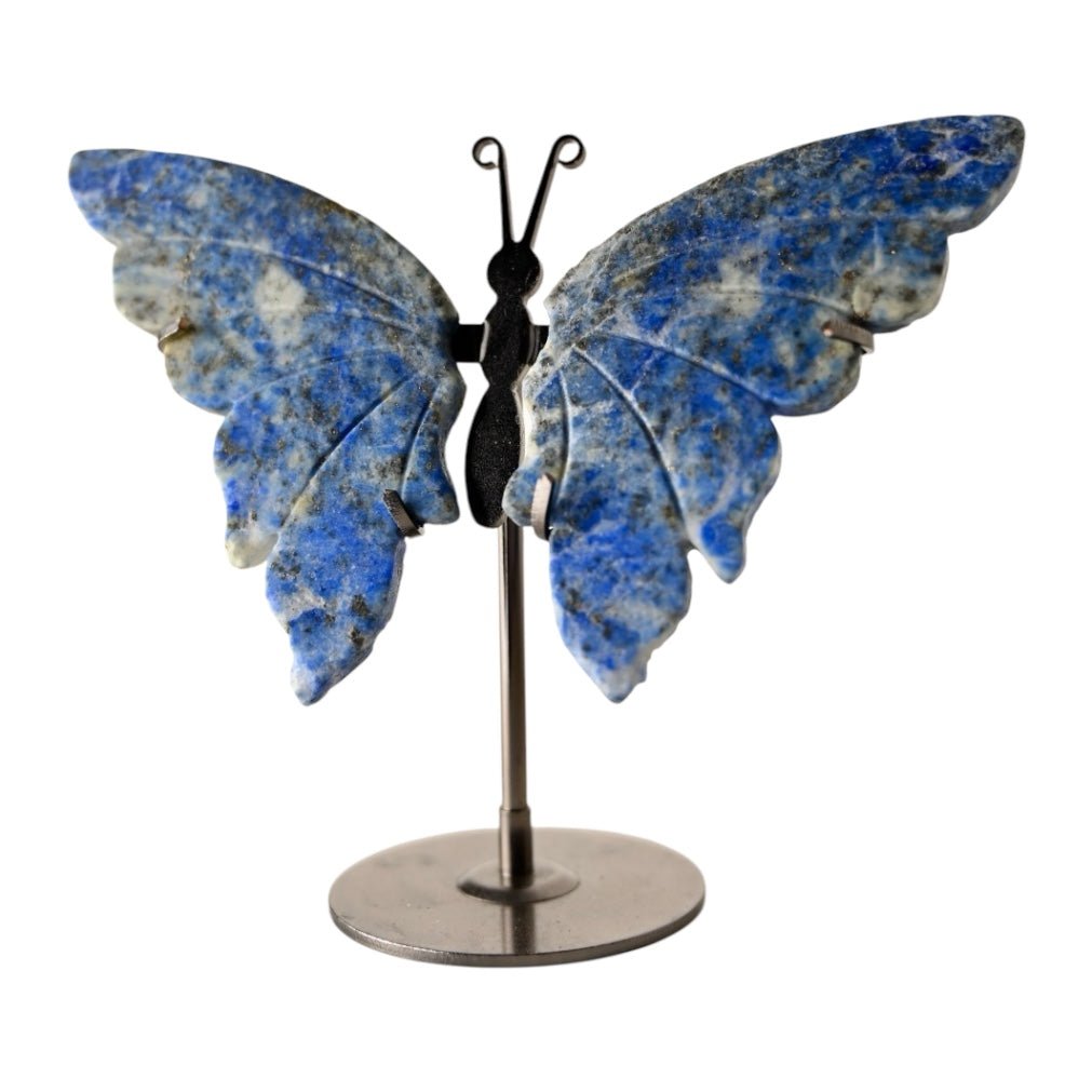Wunderschöner Schmetterling mit Lapislazuli - Flügeln - CrystalScents