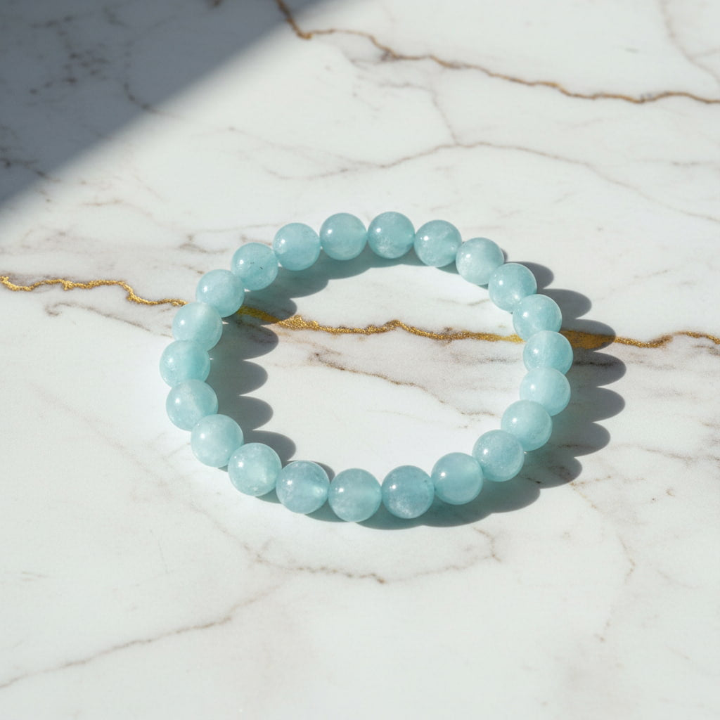 Aquamarin Armband – Ruhe, Klarheit & stilvolle Energie CrystalScents