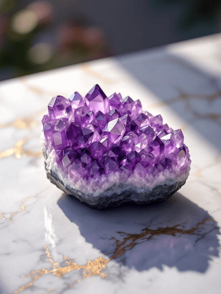 Kristall Amethyst