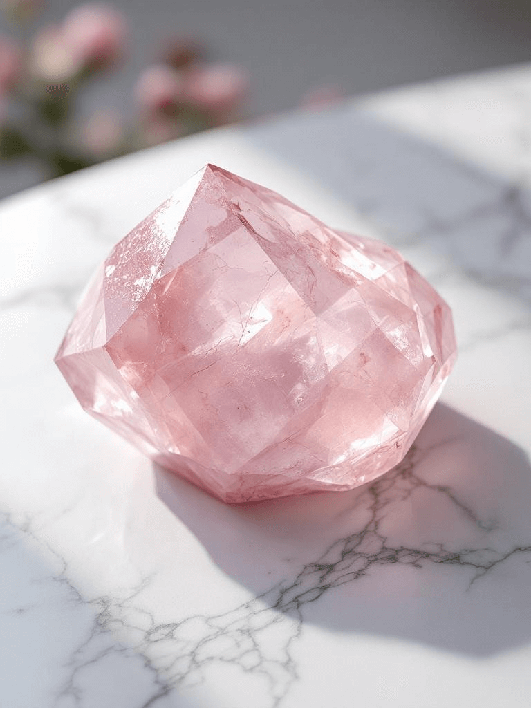 Kristalle – Rosenquarz