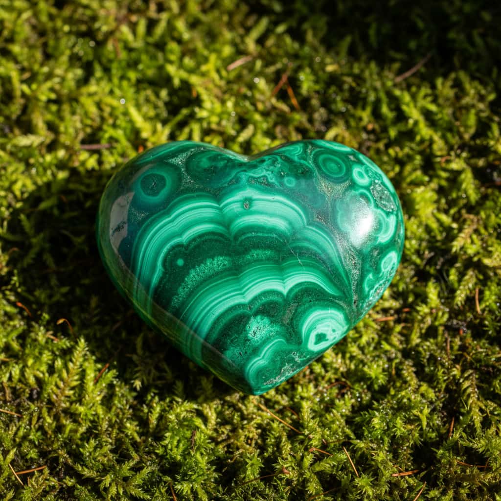 Malachit Herz – Liebe, Heilung & emotionale Transformation CrystalScents