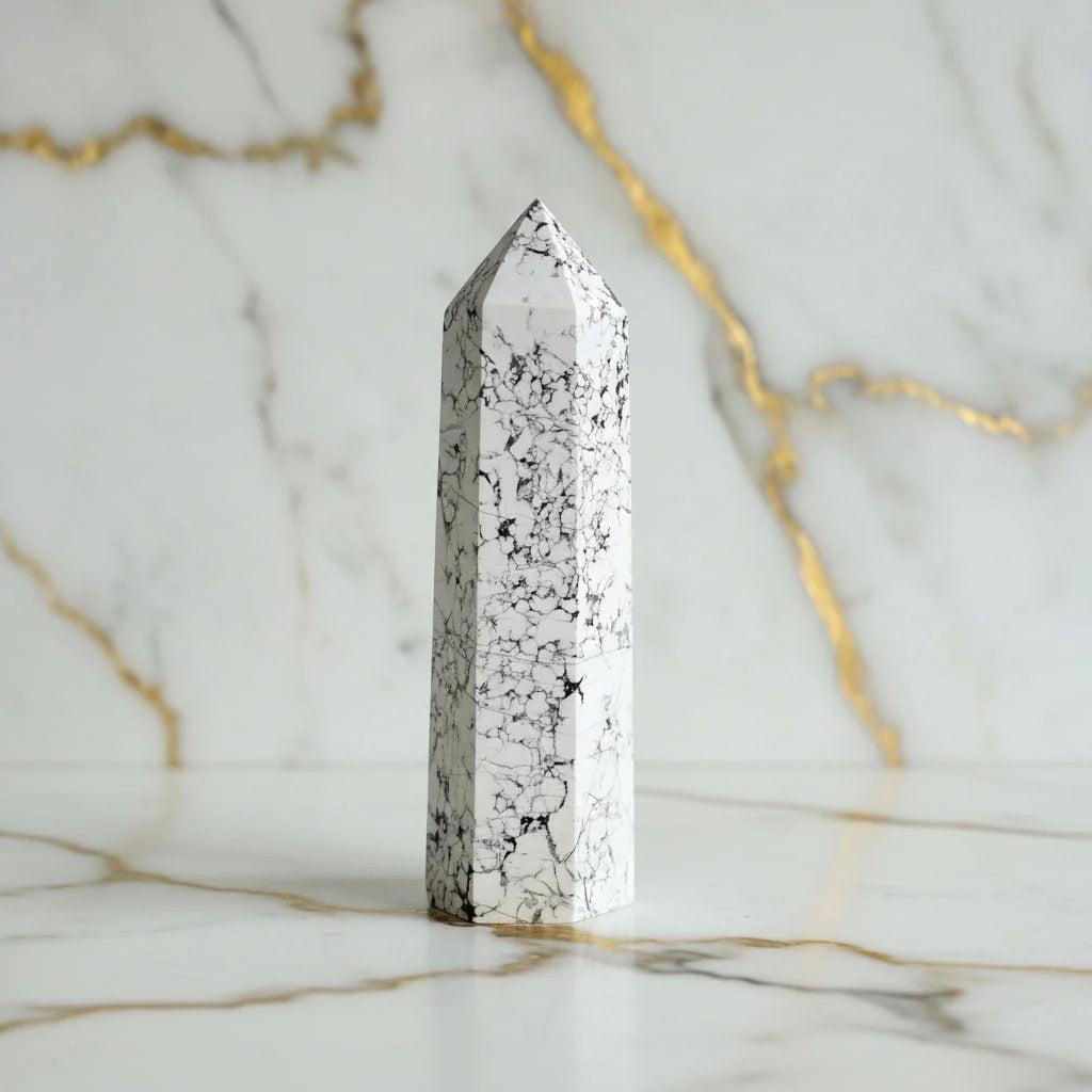 Howlit Obelisk – Ruhe, Schutz & energetische Klarheit
