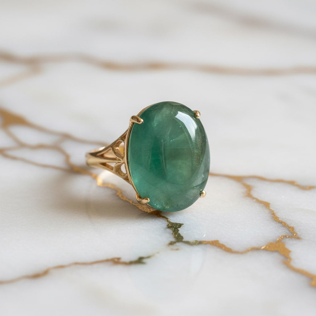 Aventurin Ring – Harmonie, Wohlstand & positive Energie CrystalScents