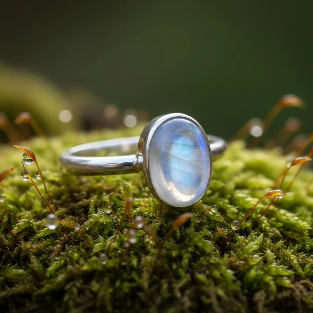 Mondstein Ring – Intuition, Liebe & emotionale Harmonie