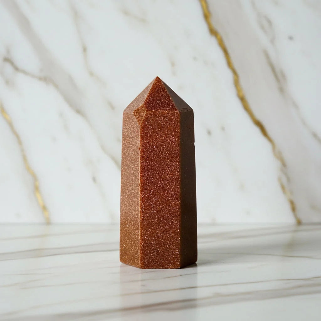 Goldfluss Obelisk – Energiekanal, Schutz & fokussierte Kraft