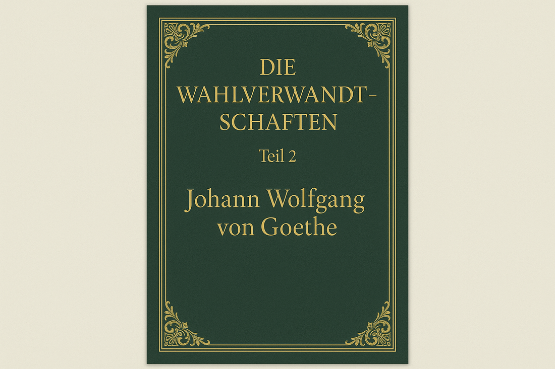 Die Wahlverwandtschaften 2 – Johann Wolfgang von Goethe