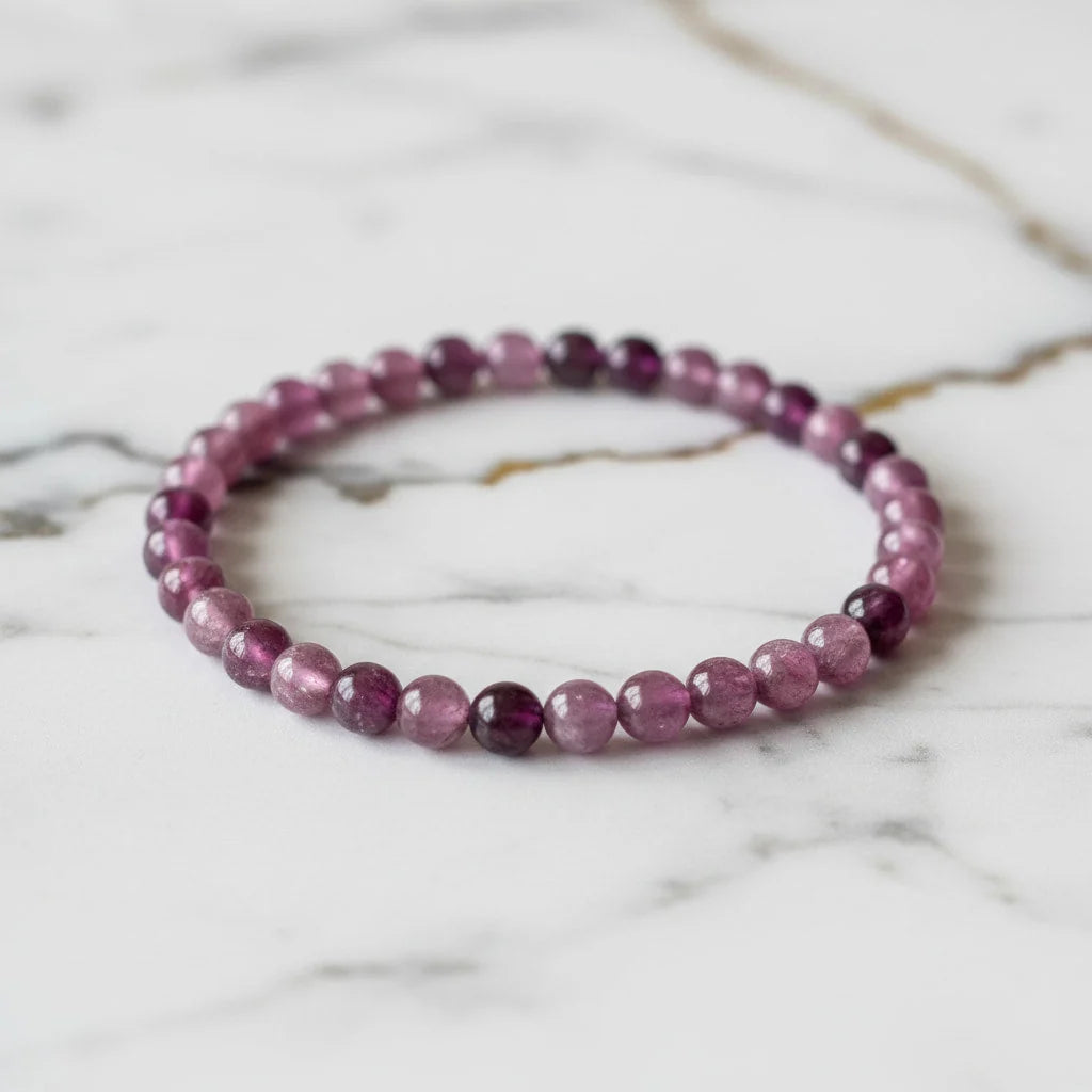 Lepidolith Armband – Harmonie, Gelassenheit & emotionale Balance