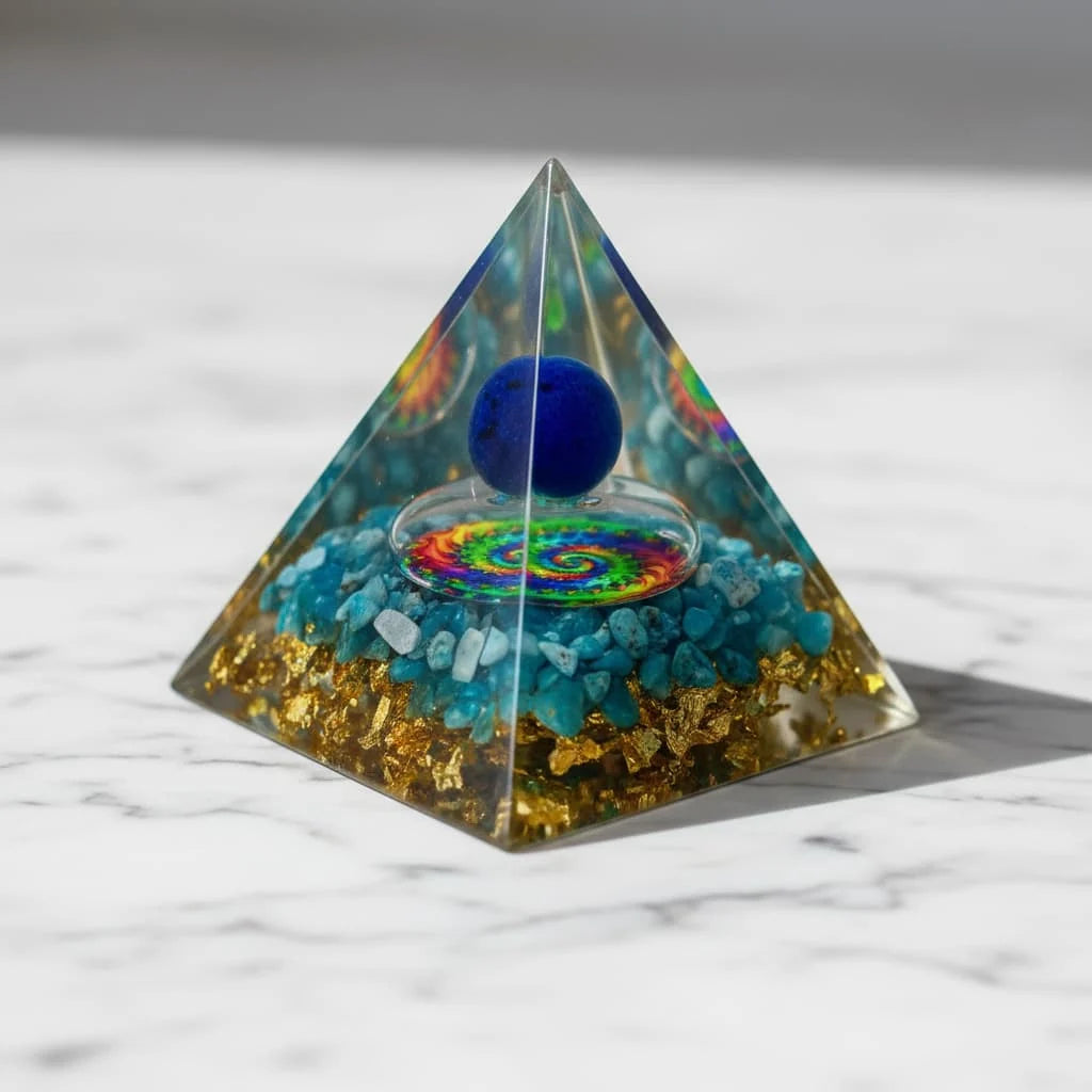 Apatit Orgonit Pyramide – Klarheit, Schutz & energetische Balance