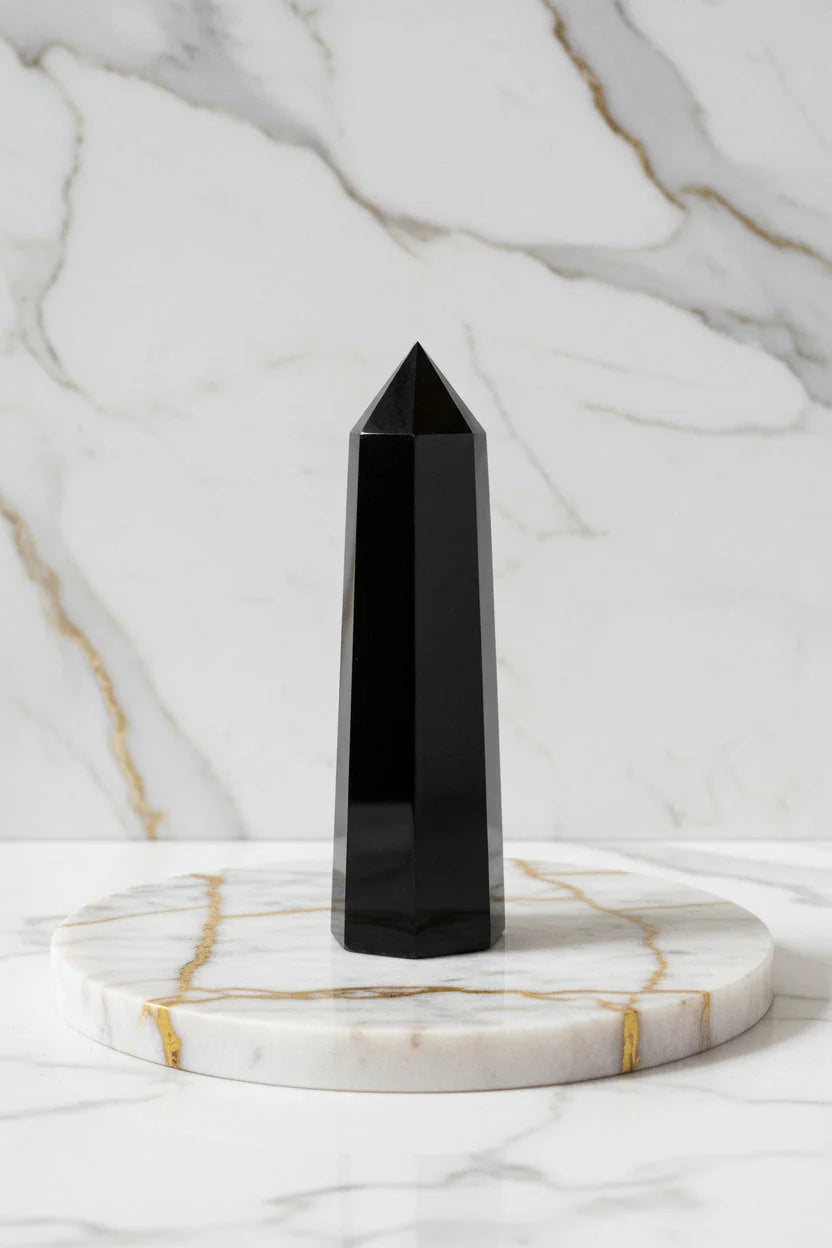 Obsidian Kristall – Schutz, Erdung & energetische Klarheit