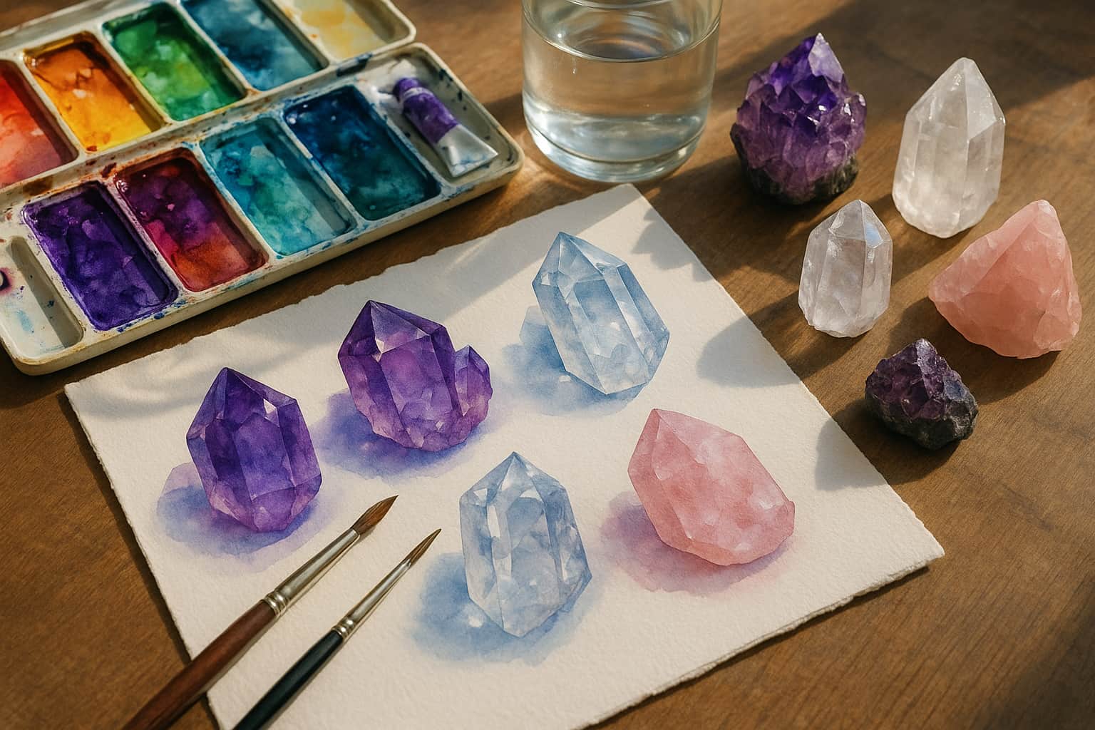 Kreative Workshops mit Kristallen: Entfalte innere Ruhe