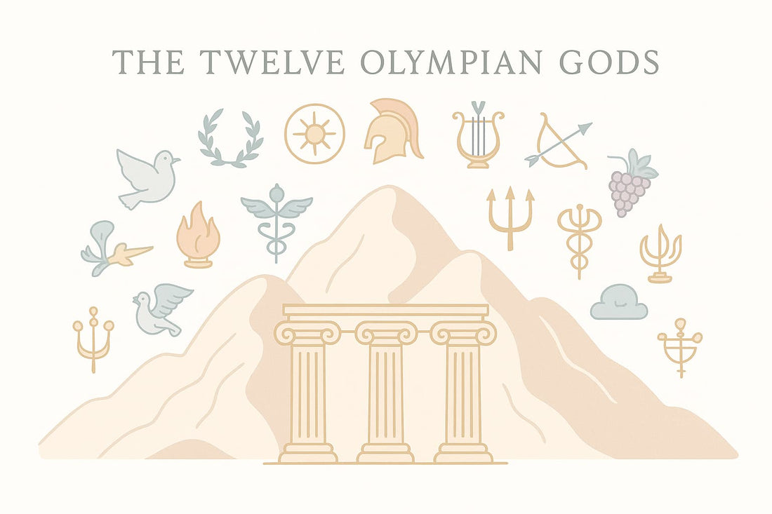 Die zwölf Olympischen Götter: Mythen, Symbole & Lebensweisheiten