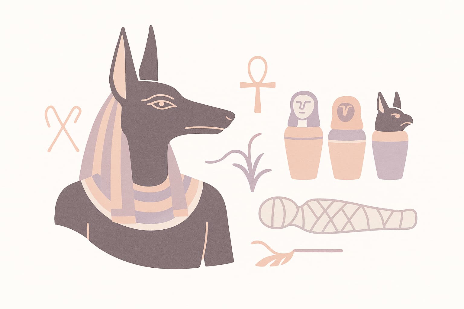 Anubis – Gott der Totenriten und Hüter des Jenseits