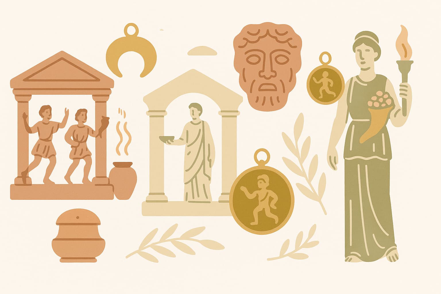 Schutzgeister in der römischen Mythologie – Lar, Penaten & Genius