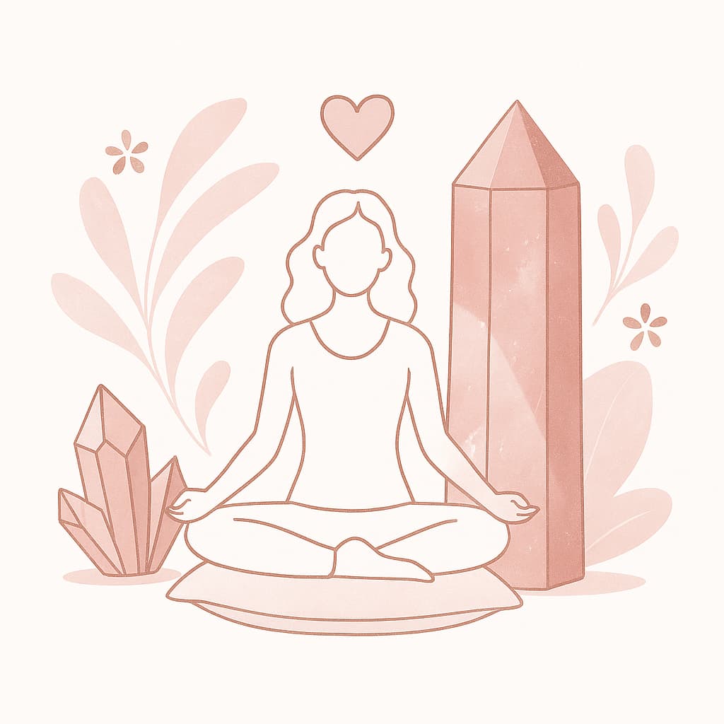 Meditation: Rosenquarz-Meditation für Liebe & Herzöffnung