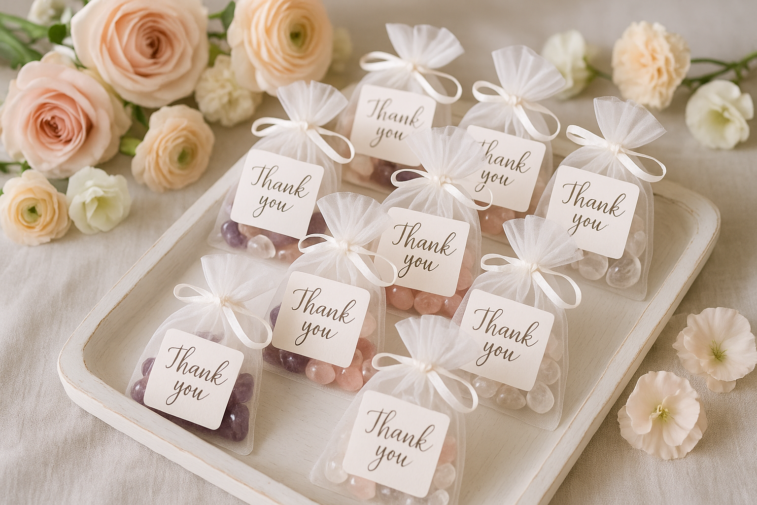 Hochzeit Brautjungfern Geschenke – stilvolle Kristallideen