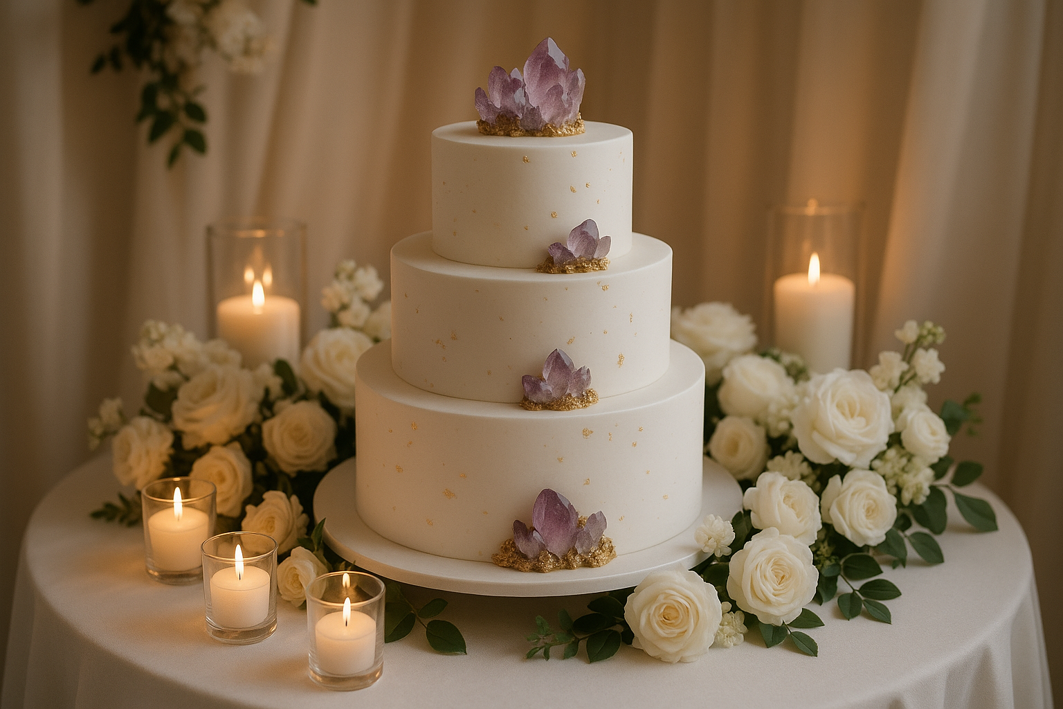 Hochzeitsfarben auswählen – Wirkung von Licht & Kristallen