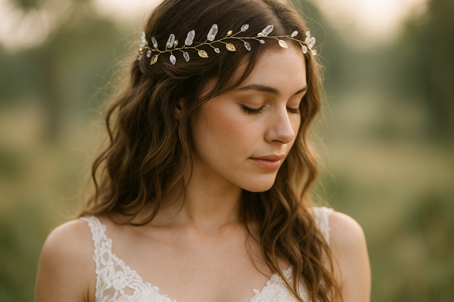 Hochzeit Haare & Schmuck – Kristallhaarschmuck Trends