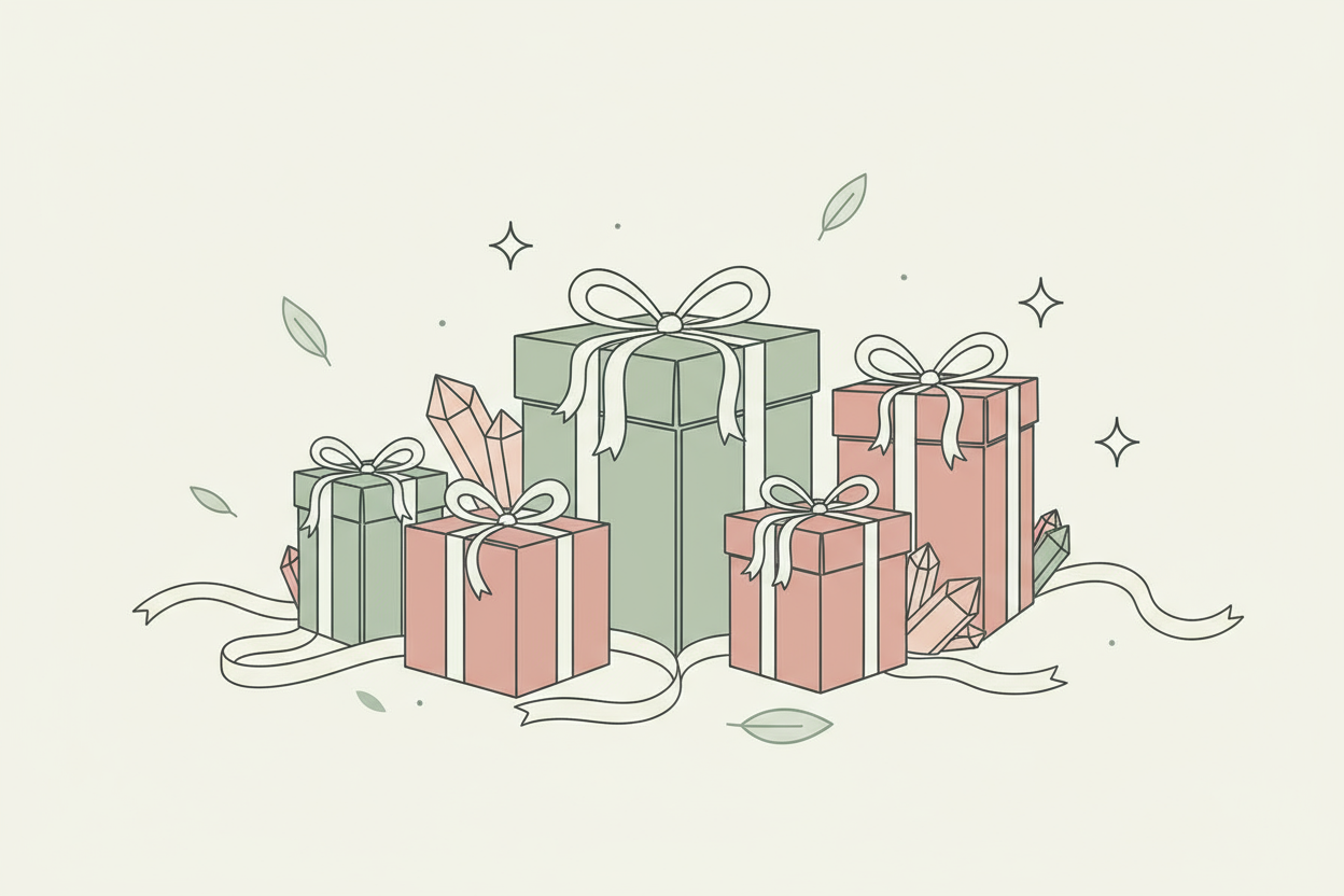 Geschenke mit Bedeutung: Kristalle, Schmuck & Rituale für Herz & Seele