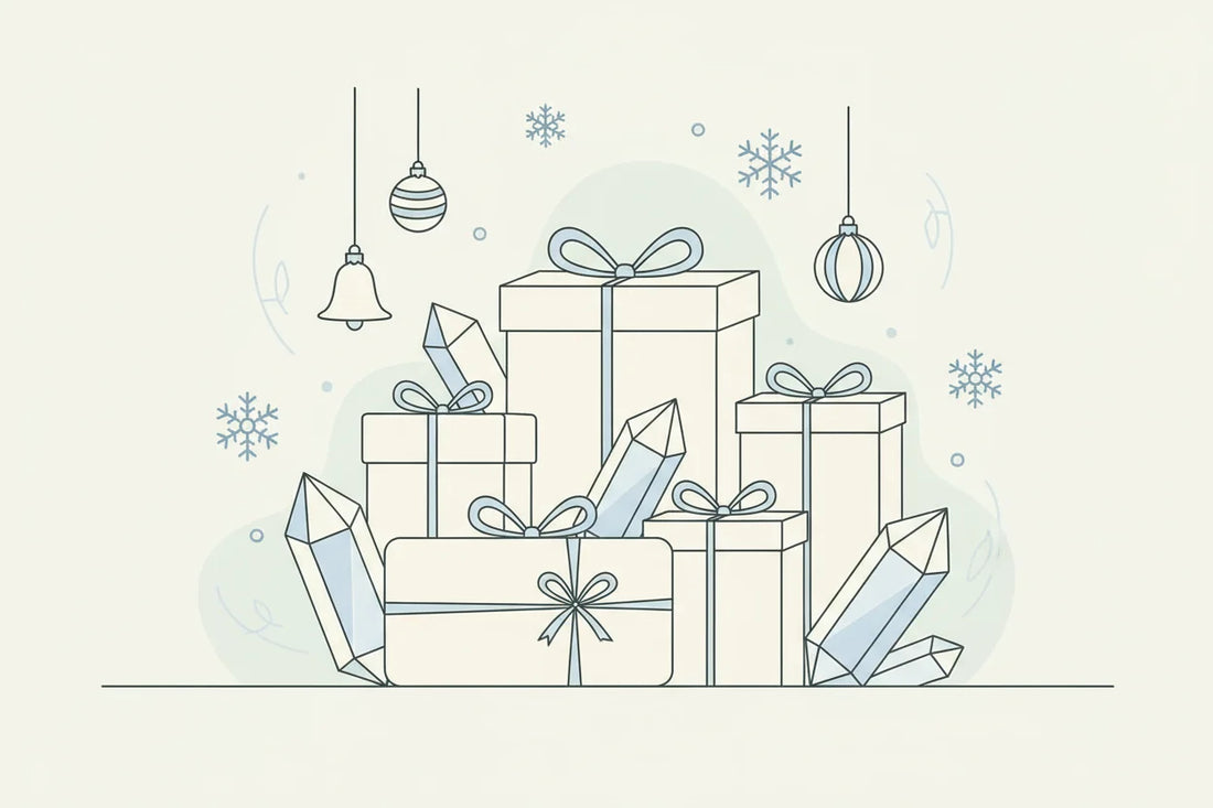 Last-Minute-Weihnachtsgeschenke mit Kristallen – stilvoll, persönlich & bedeutungsvoll