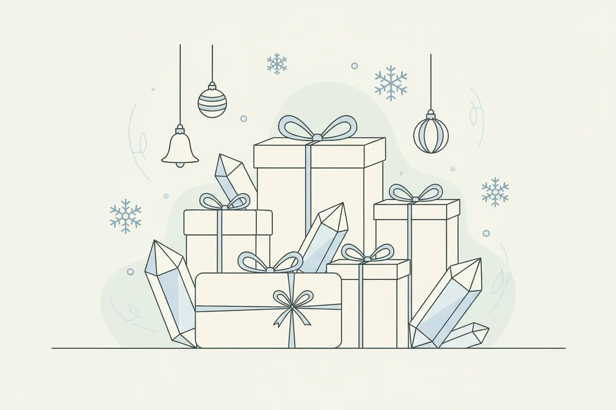 Last-Minute-Weihnachtsgeschenke mit Kristallen – stilvoll, persönlich & bedeutungsvoll