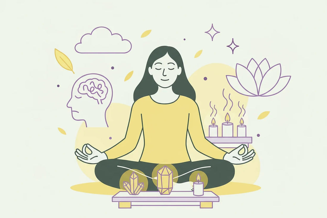 Abendritual für innere Ruhe: Kristalle, Journaling & Achtsamkeit