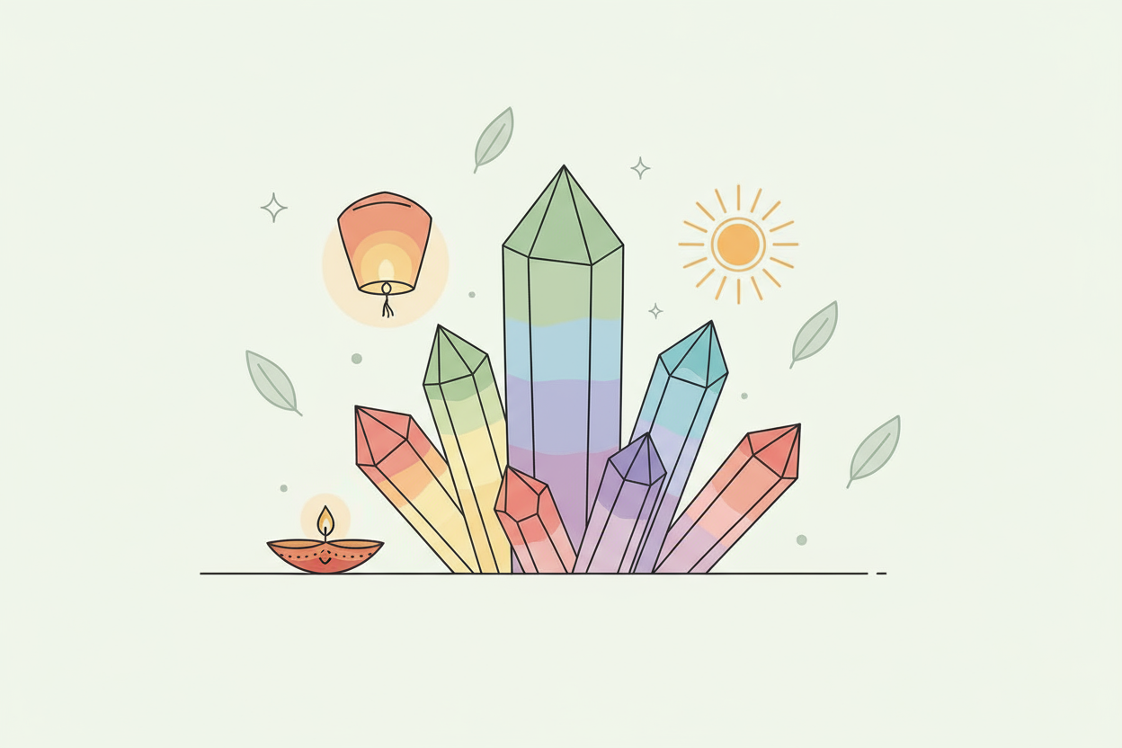 Diwali feiern: Geschenke, Kristalle & Rituale für Licht, Freude und Neubeginn