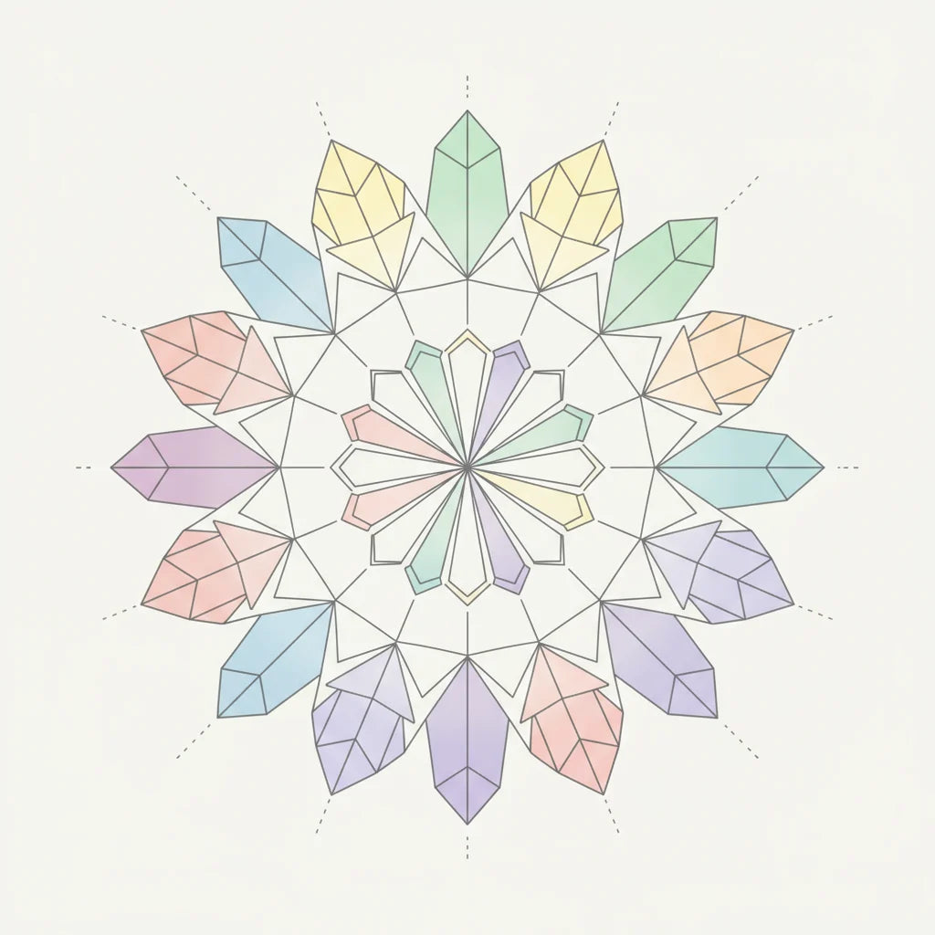 Kristall-Mandalas: Kreative Wege für Energie & Balance
