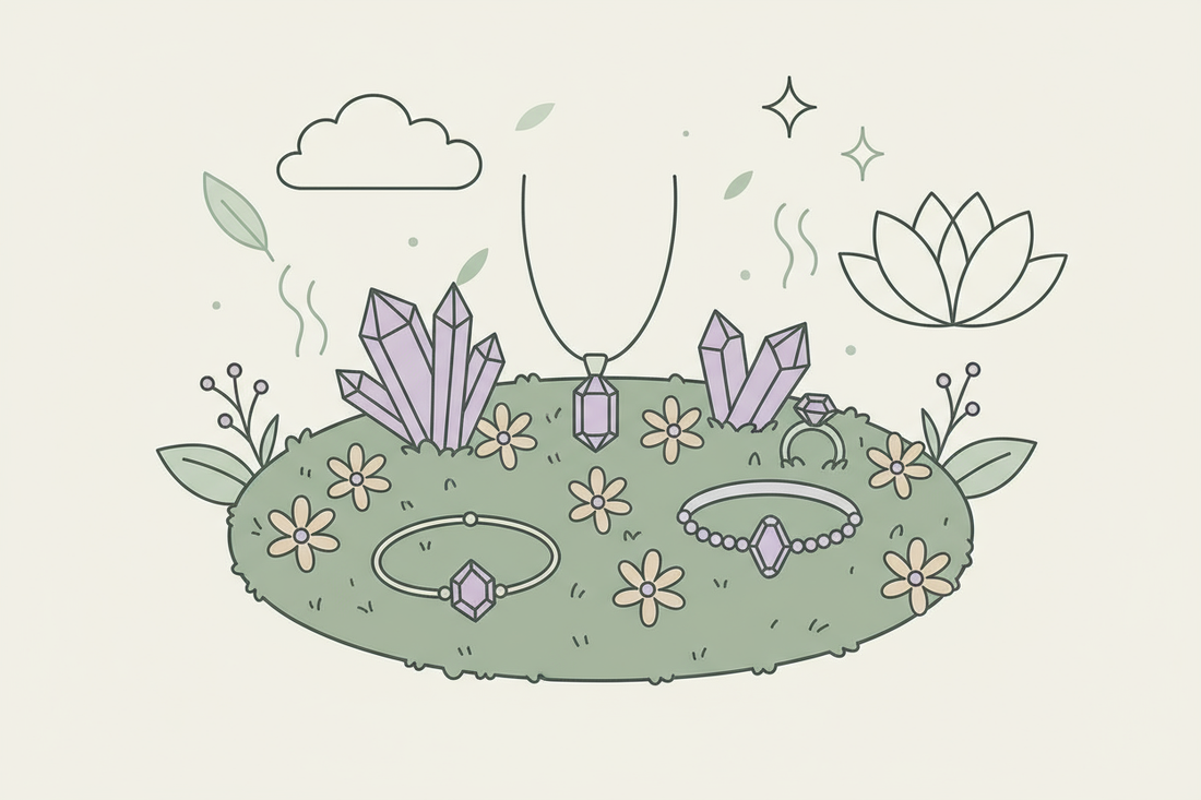 Kristalle nach Farben: Energie, Mindset & innere Balance mit Schmuck