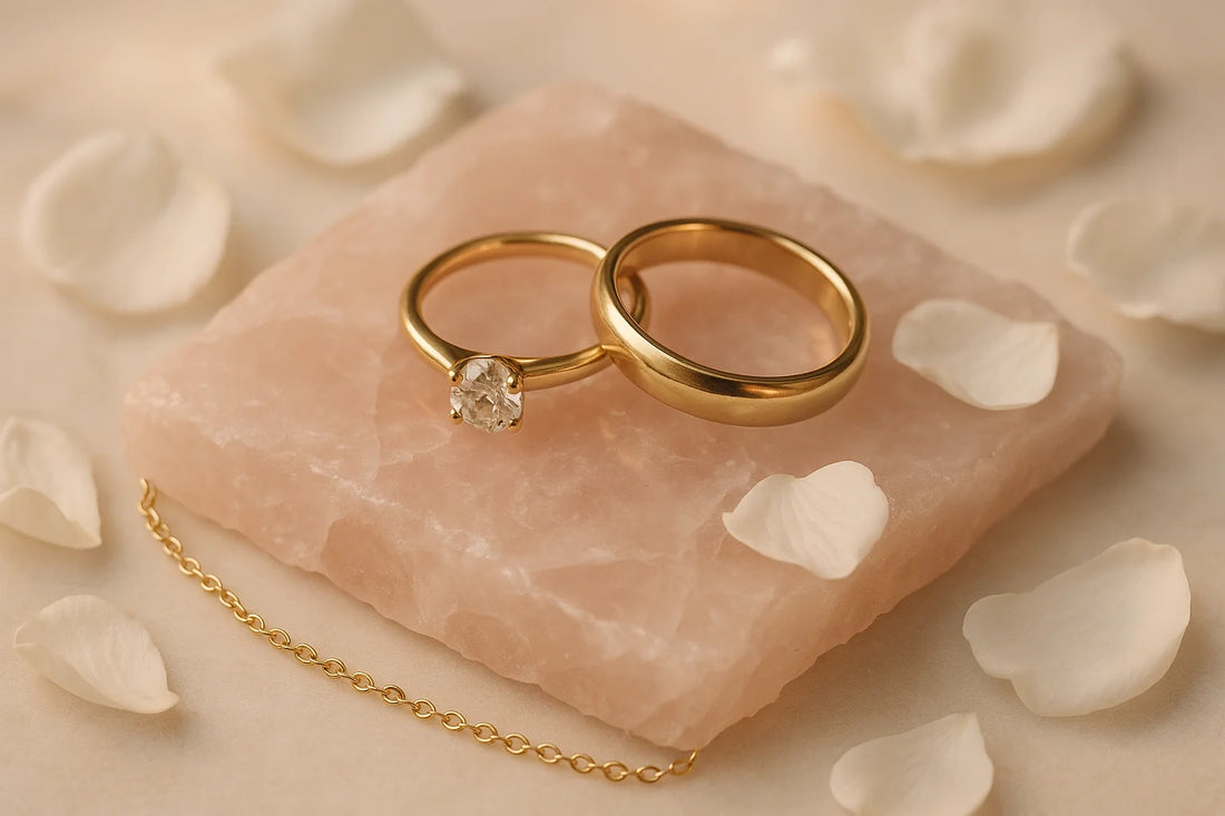 Eheversprechen 2026 – Kristallmetaphern & Edelsteinschmuck