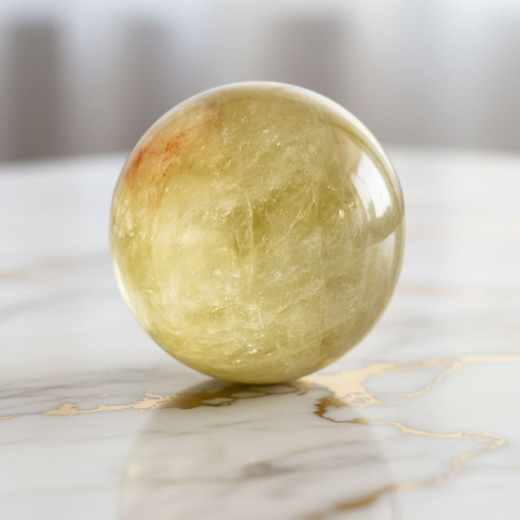 Citrin Kugel – Energie & innere Wärme