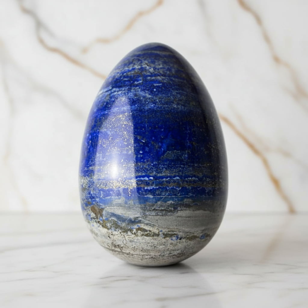 Sehr großes Lapislazuli Ei – Macht & Harmonie CrystalScents