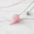 Rosenquarz Pendel – Liebe & emotionale Balance CrystalScents