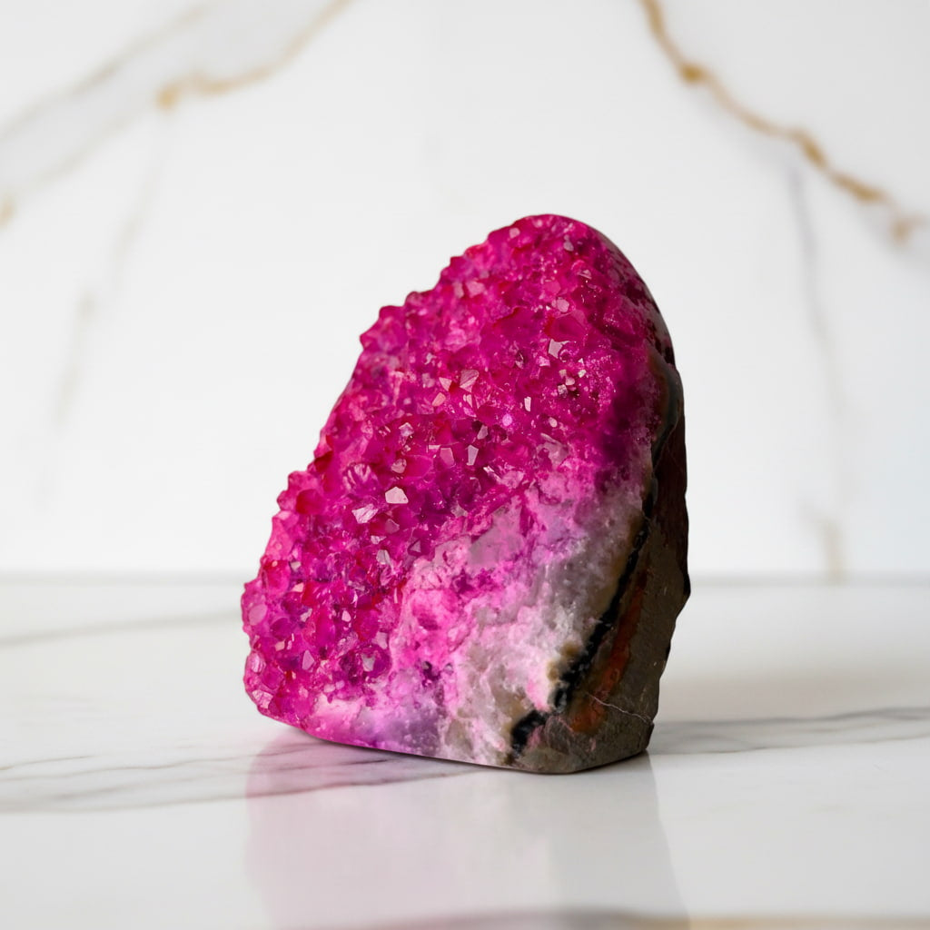 Amethystdruse Pink – Funkelndes Wohnhighlight CrystalScents