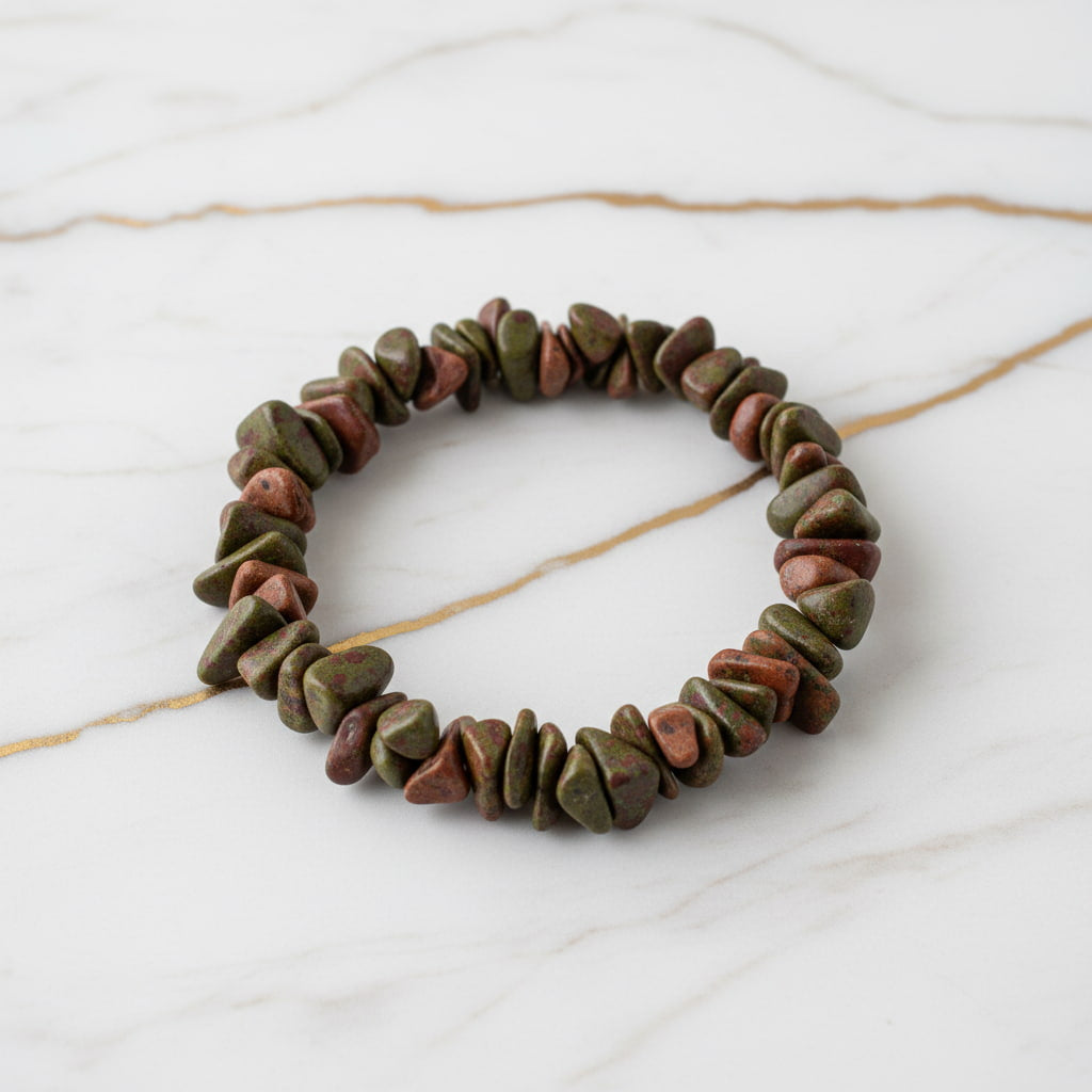 Unakit Splitterarmband - Balance & Konzentration CrystalScents