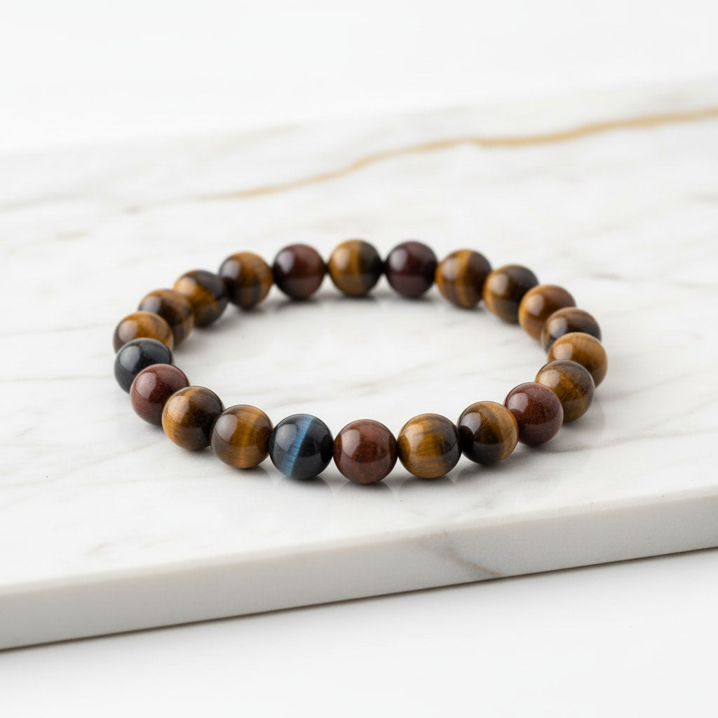 Tigerauge Kugelarmband - Traumschimmer CrystalScents