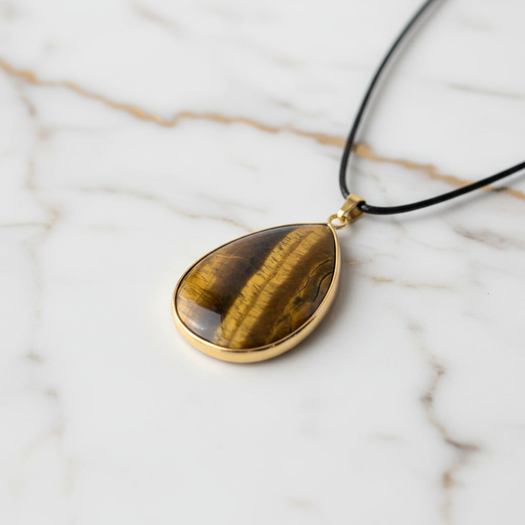 Tigerauge Halskette - Energie & Schutz JETZT sichern CrystalScents