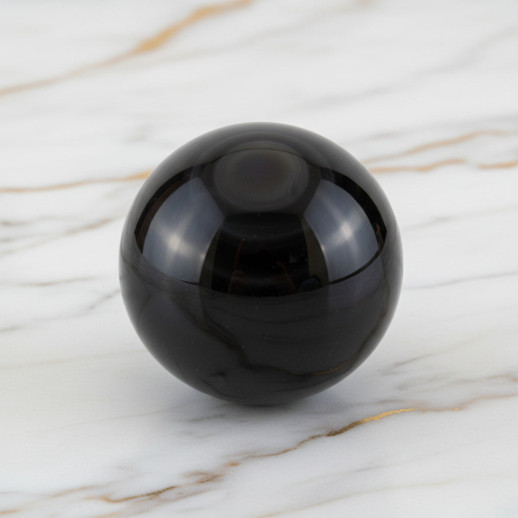 Regenbogen Obsidian Kugel – Schimmerndes Farbspiel CrystalScents