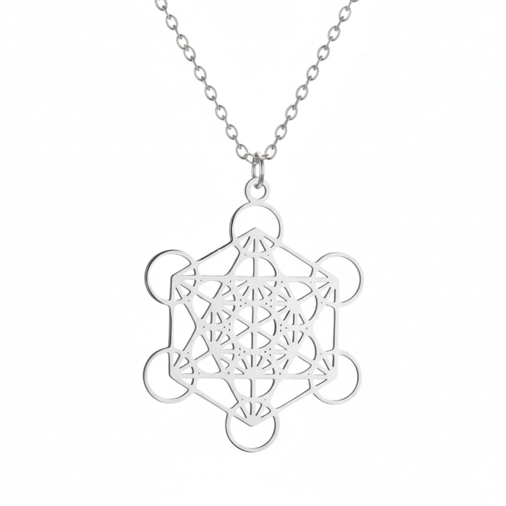 Halskette – Silberne „Heilige Geometrie“ CrystalScents