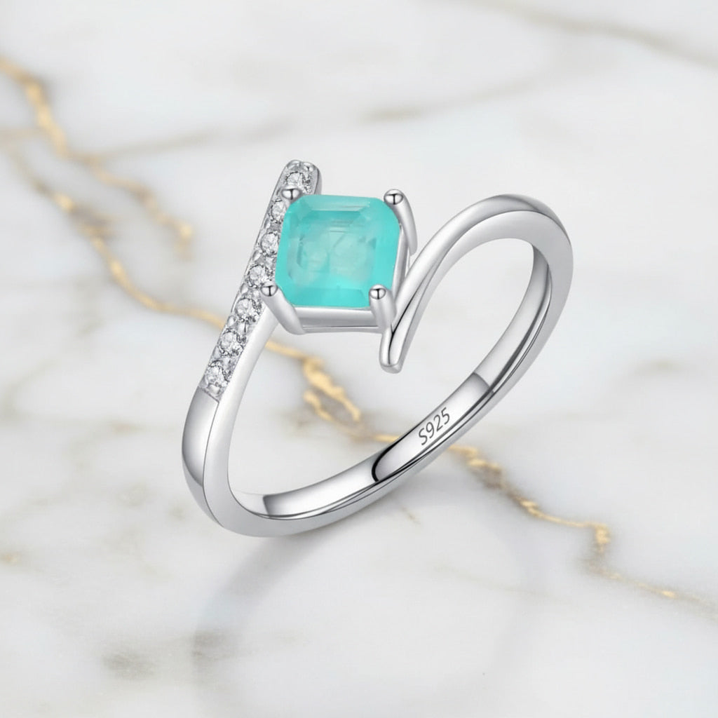 Smaragd Ring – Elegantes Türkis CrystalScents