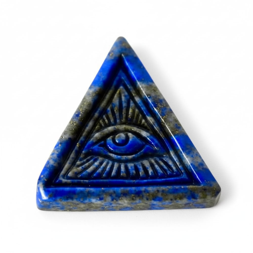 Lapislazuli Dreieck - Amulett mit Auge CrystalScents