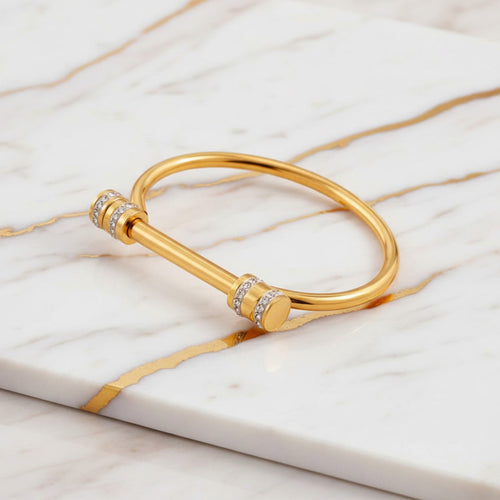 Armband – Schrauben Design in Gold CrystalScents