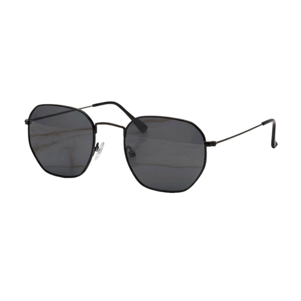 Sonnenbrille in Schwarz - Eckig CrystalScents