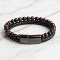 Tigerauge Armband - Magnet Verschluss CrystalScents