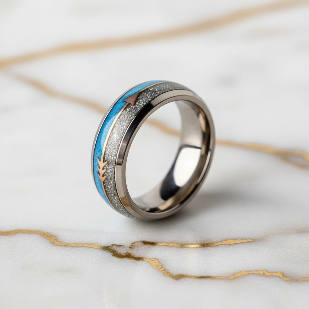 Ring mit Pfeil-Design – dekoratives Accessoire für markanten Look CrystalScents