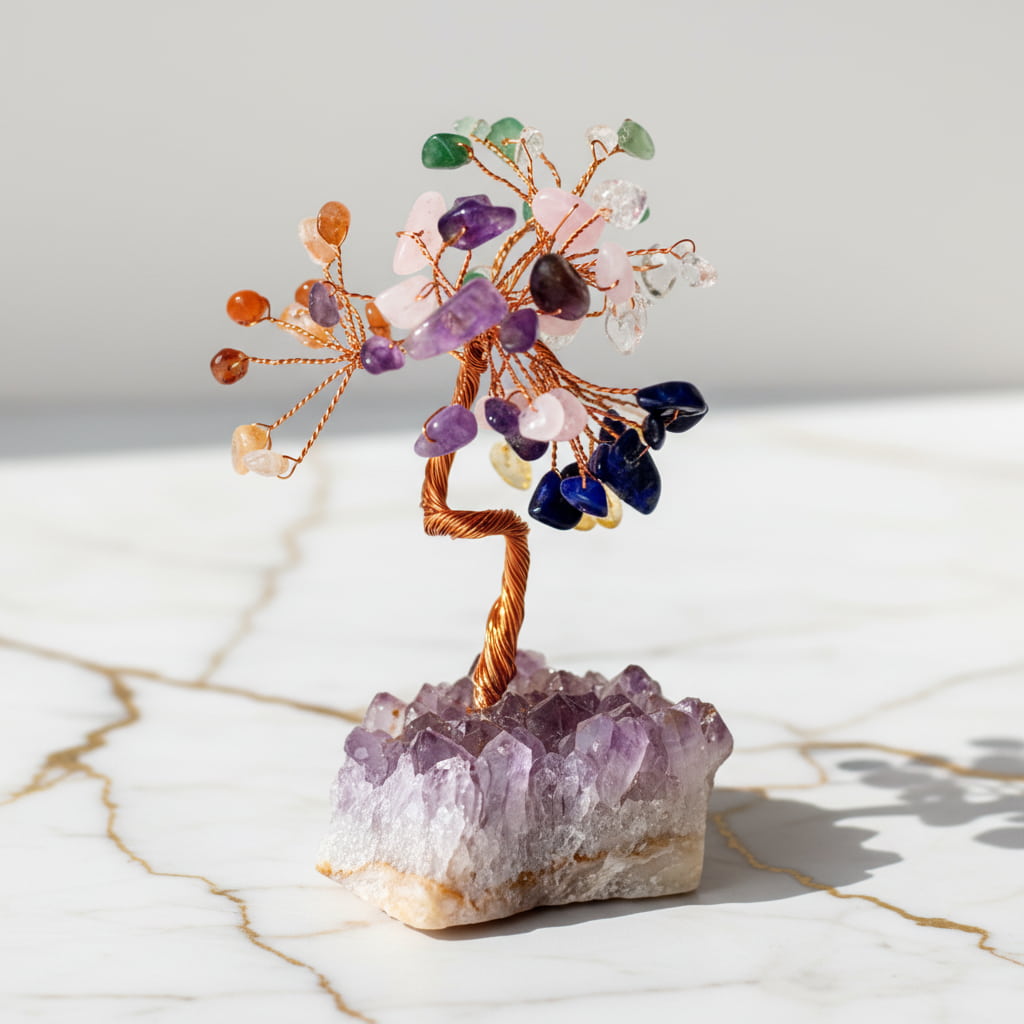 Amethystdruse – Chakra Baum fürs Zuhause