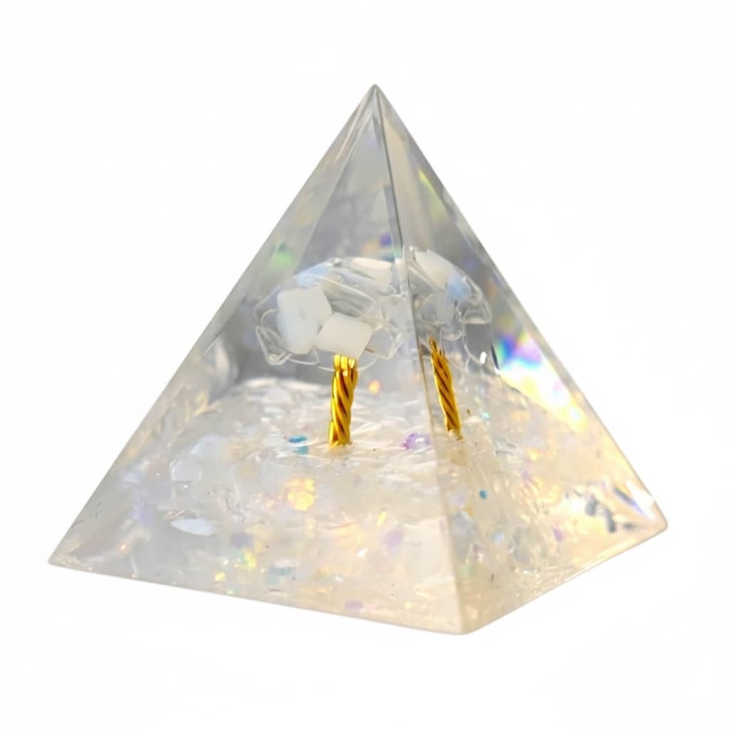 Orgonit Pyramide Opalit - Baum der Magie