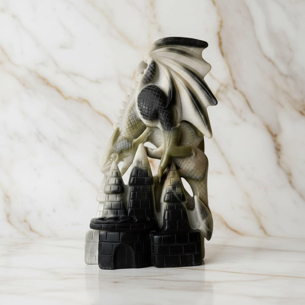 Tai-Chi-Stein – Majestätische Drachenfigur CrystalScents