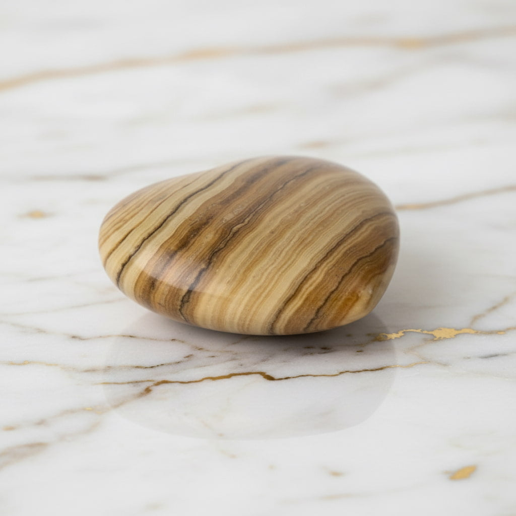 Mini Aragonit Herz - Kleines Andenken CrystalScents