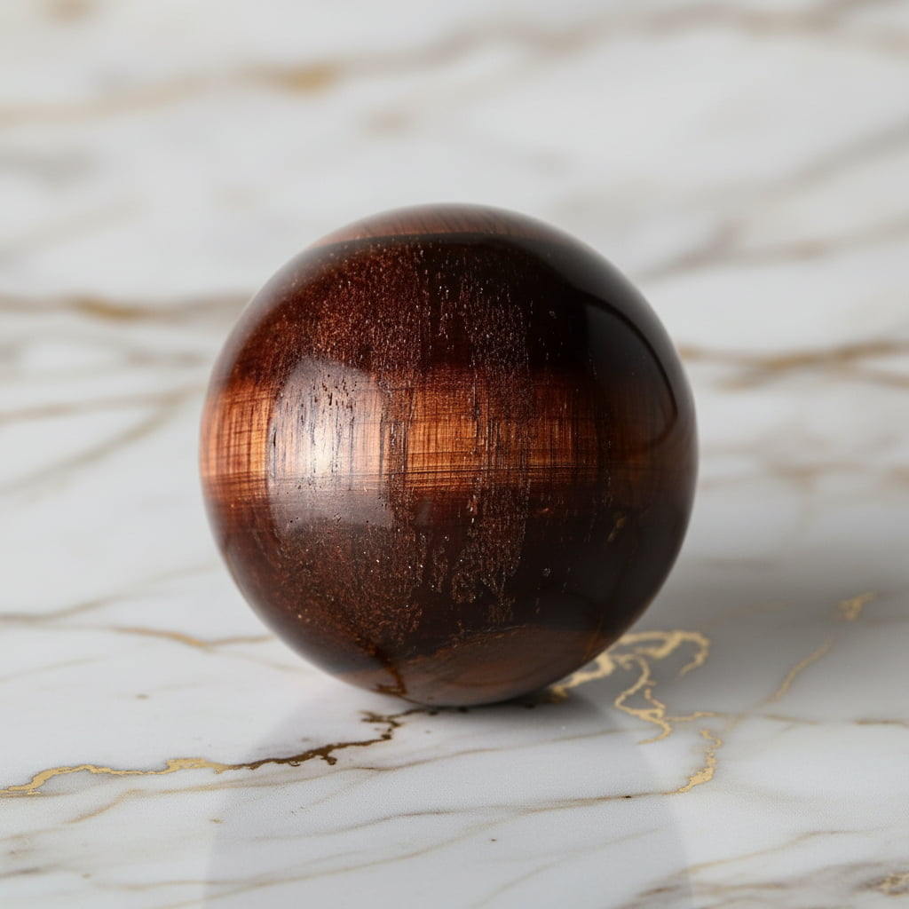 Tigerauge Kugel – Klarheit JETZT sichern CrystalScents