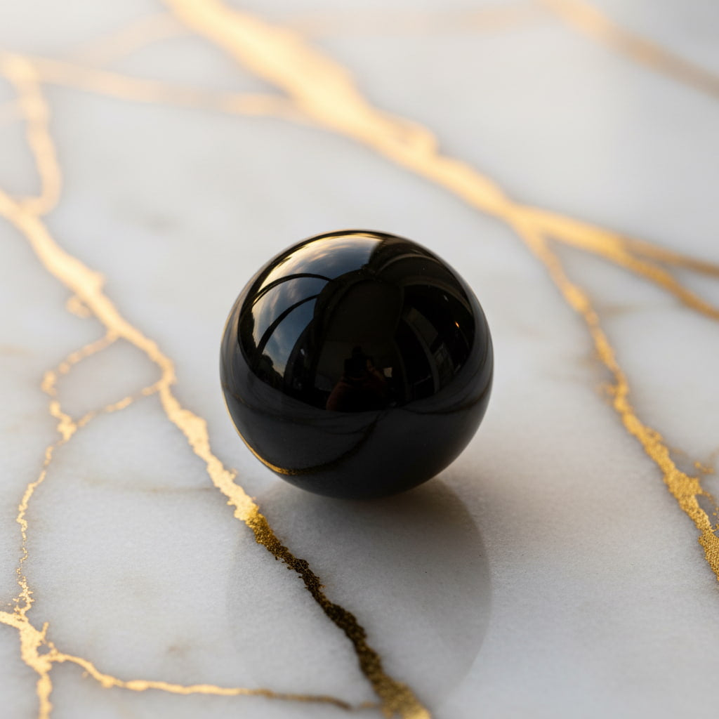 Obsidian Kugel Mini - Stilvoll & Klassisch